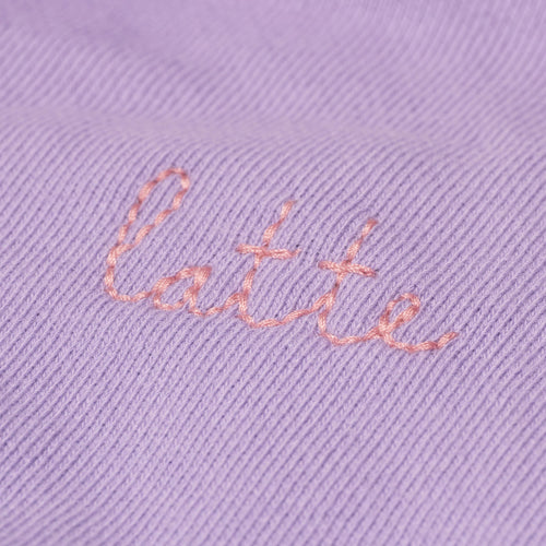 purple stitching